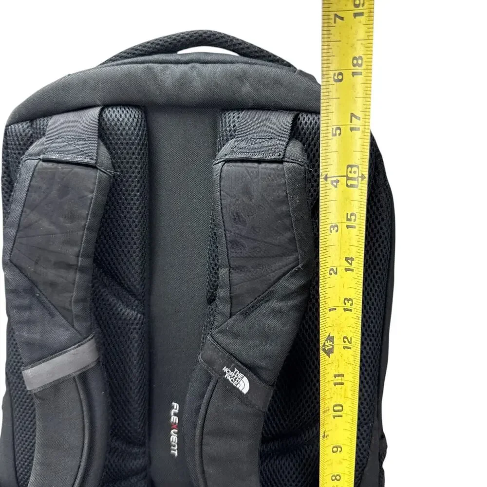 The North Face Jester Backpack Black Light Blue FlexVent Laptop Travel Bag 27L